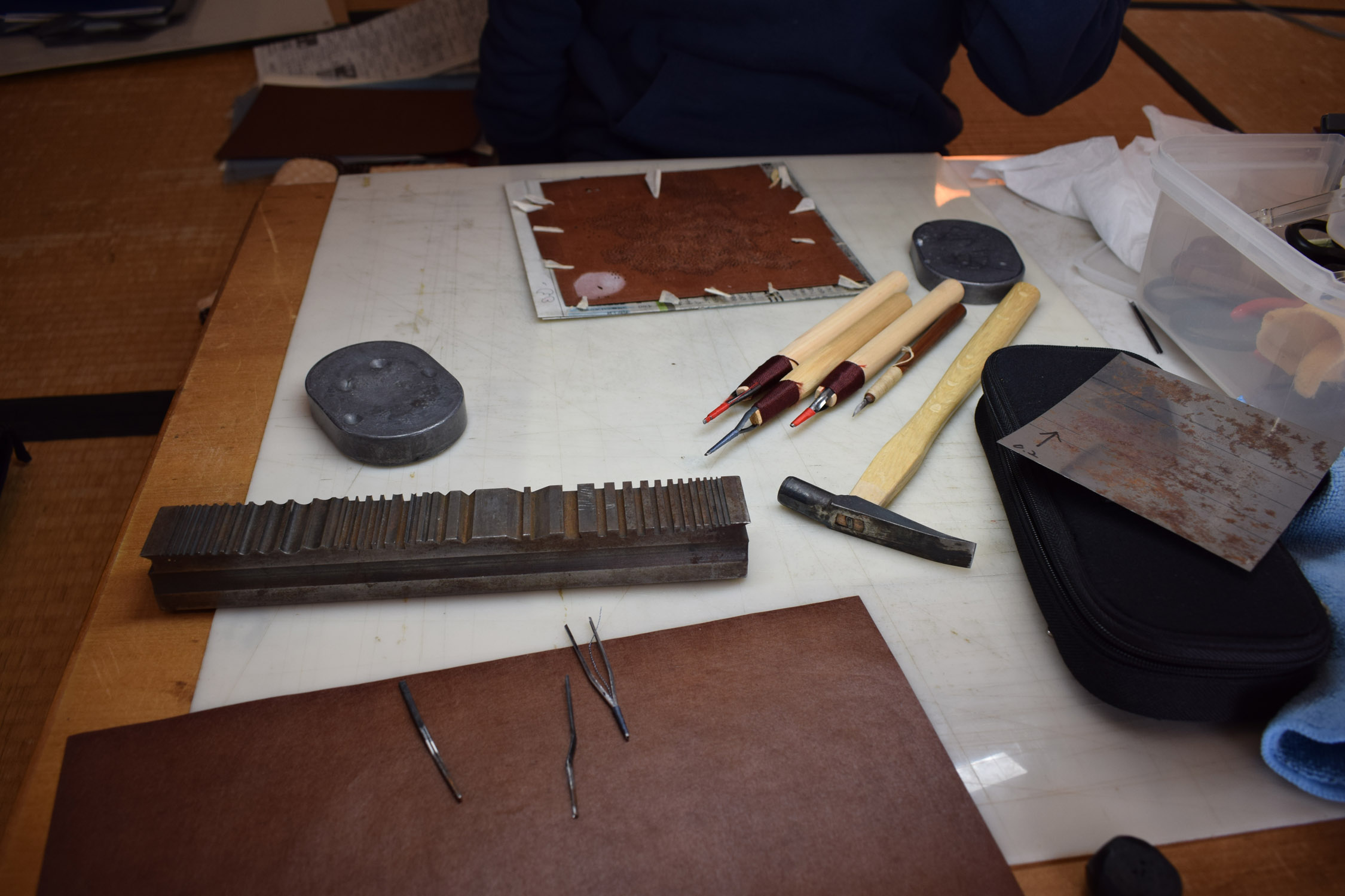 Dogubori stencilling tools