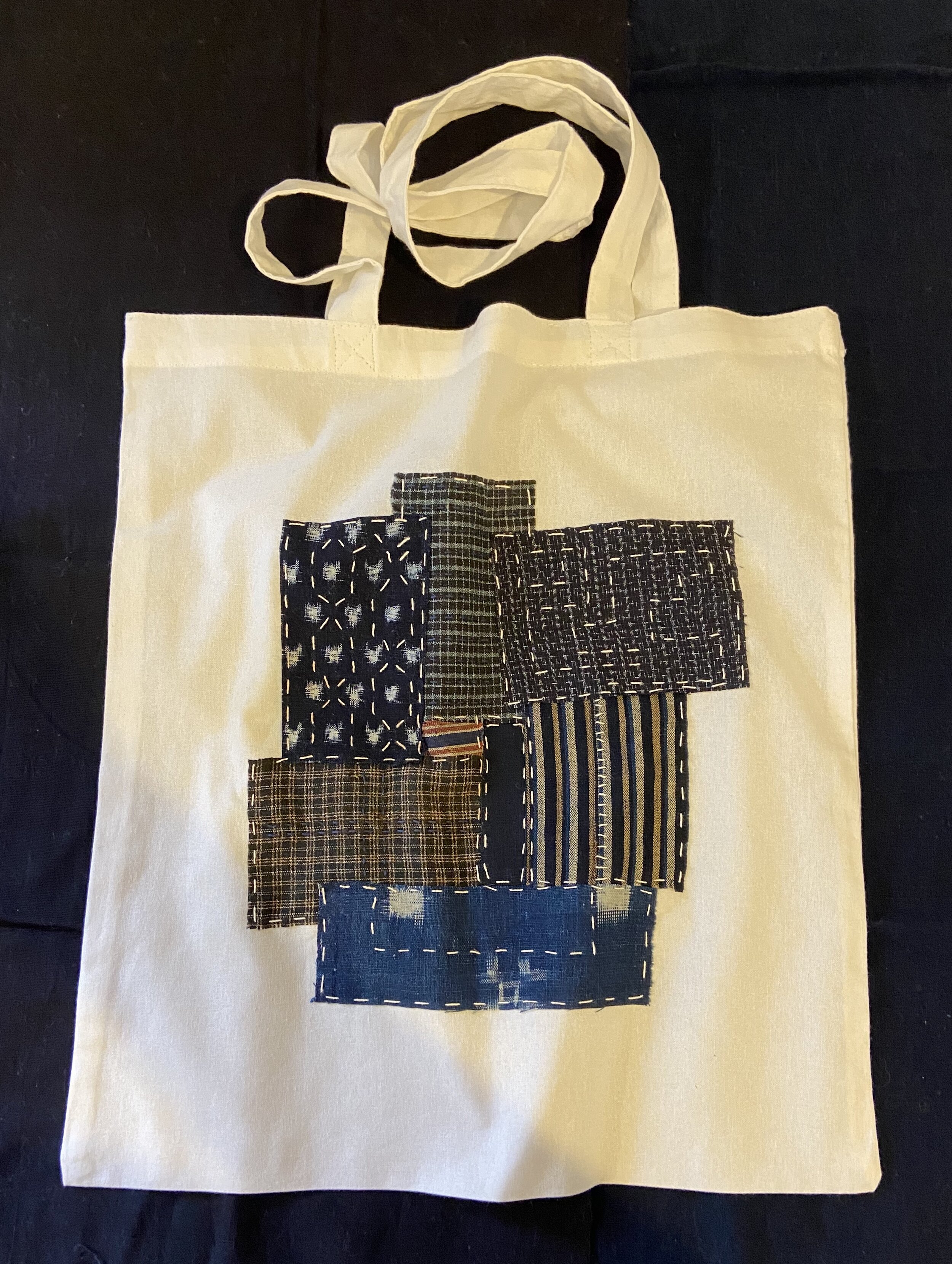 Sew a Boro inspired tote bag kit — Romor Designs