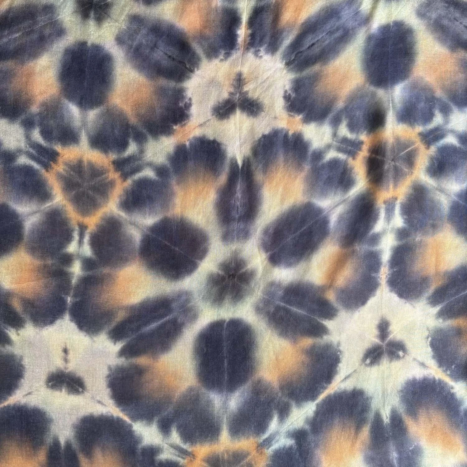 Romor Designs Itajime shibori silk scarf - S865 - closeup.jpg
