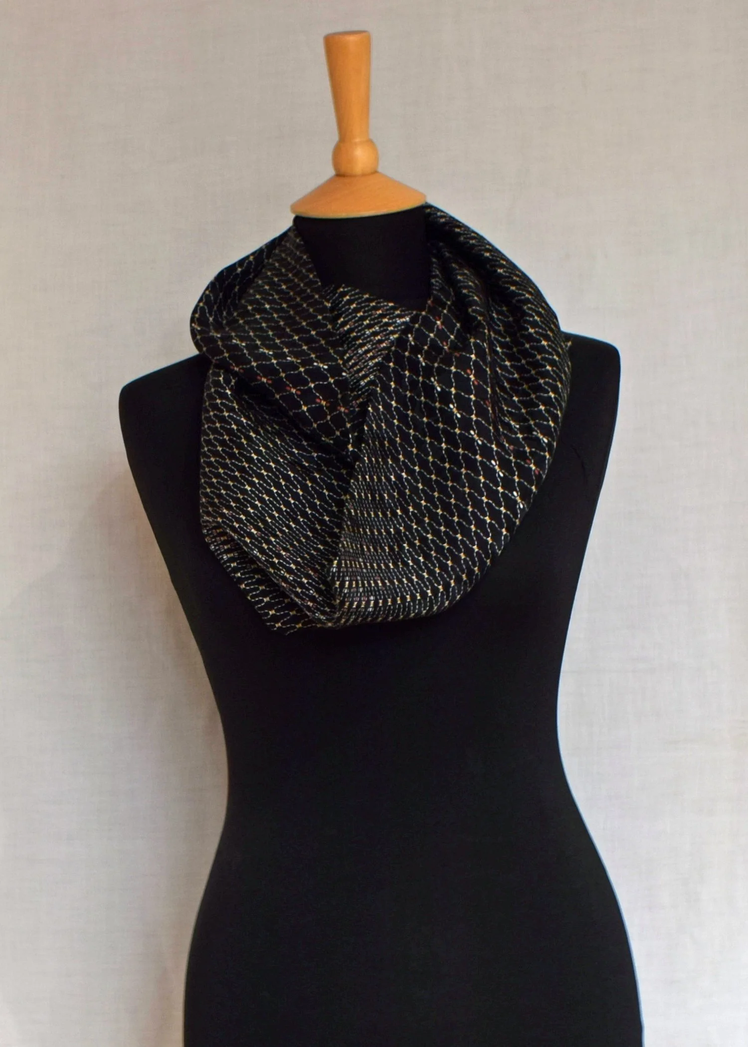 Romor Designs Vintage kimono silk scarf - VS368-2 - double on mannequin.JPG