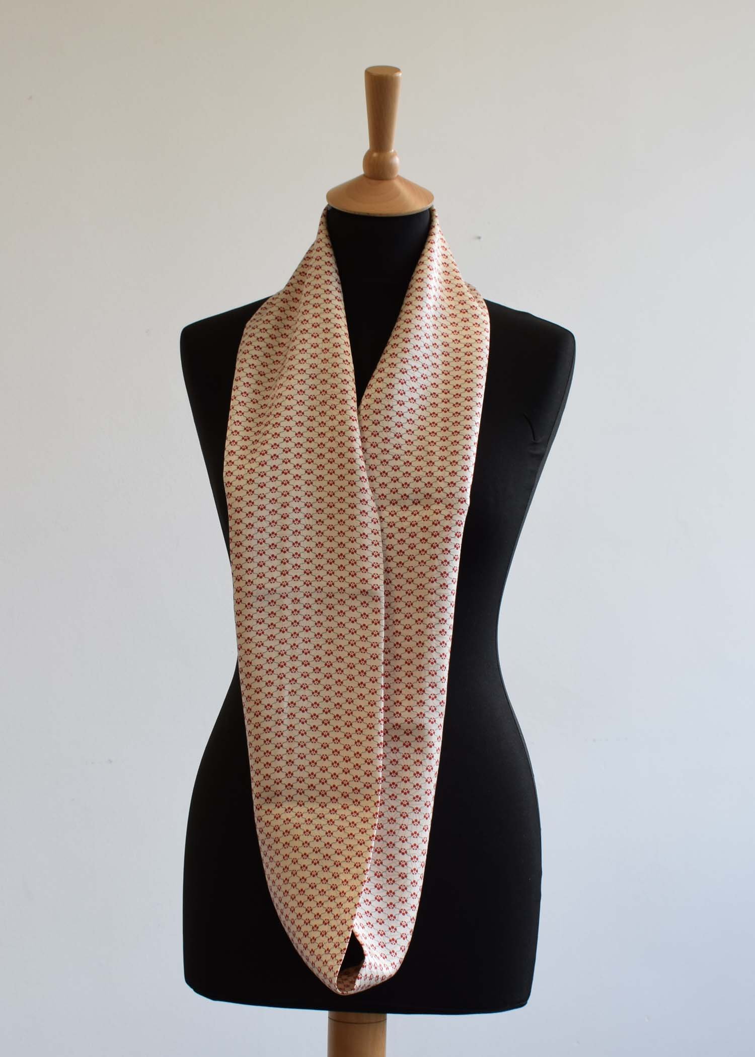 Romor Designs kimono silk loop scarf - VS320 - single on mannequin.JPG