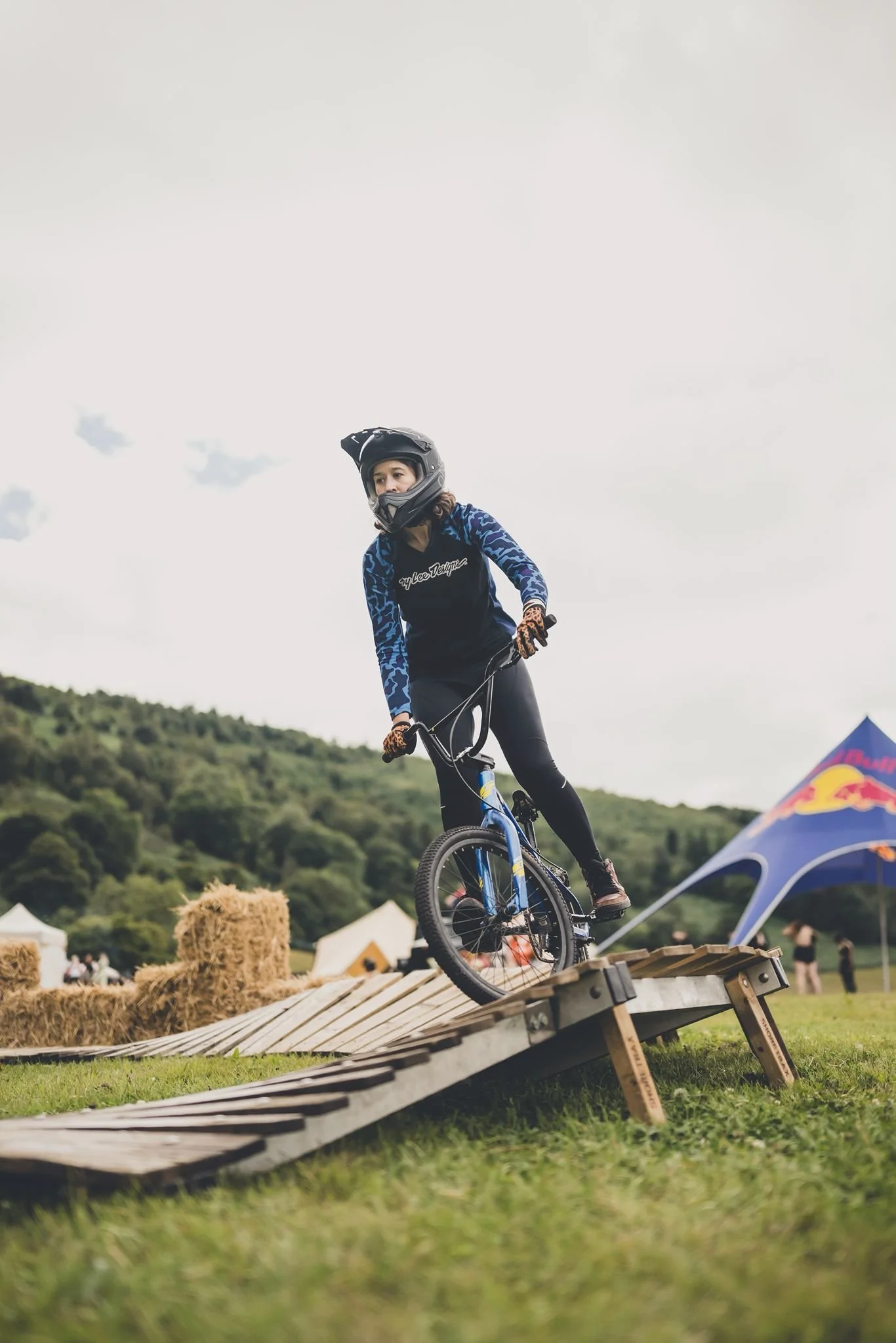 Pump track at Camp VC