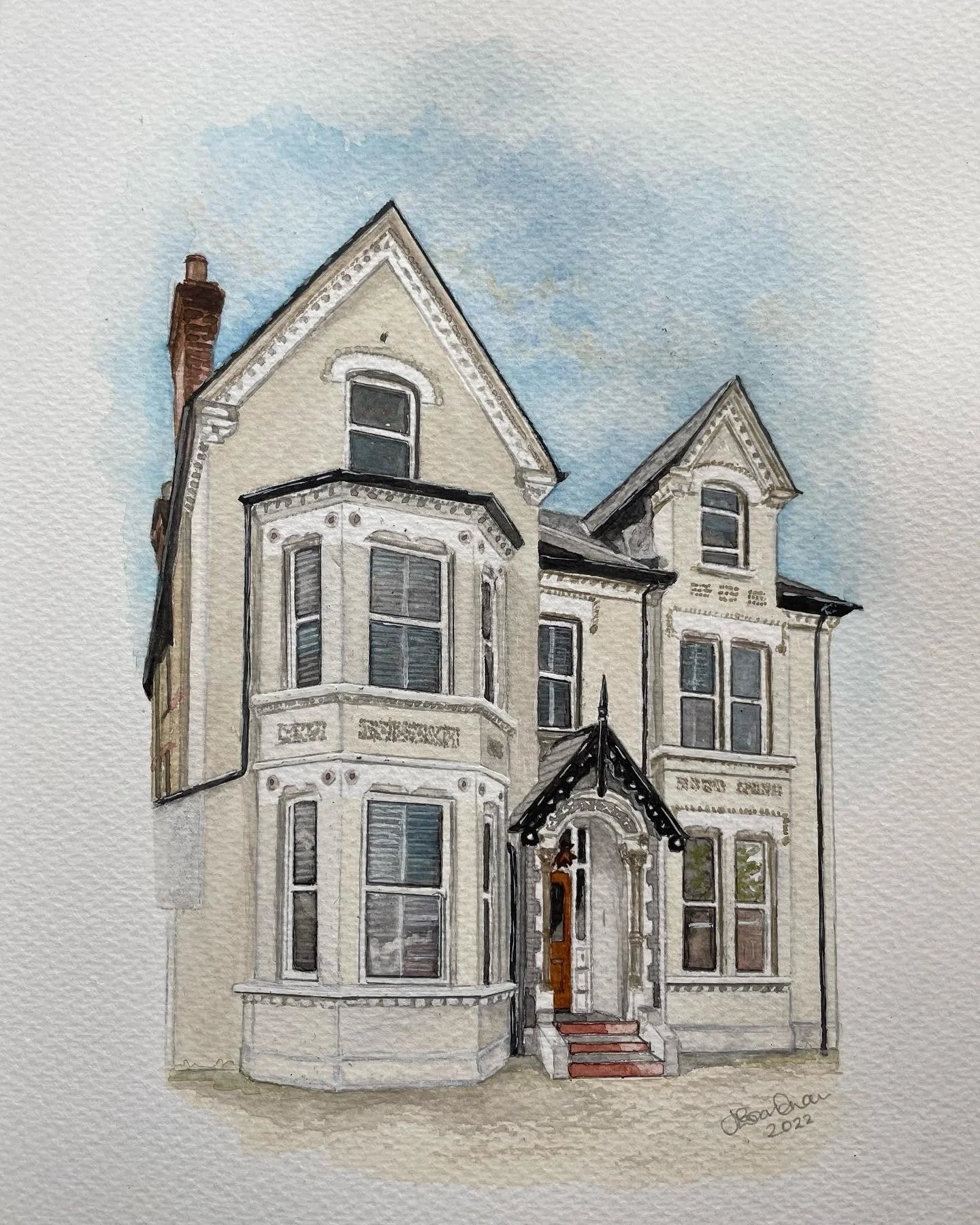 Beckenham Road - watercolour 2022