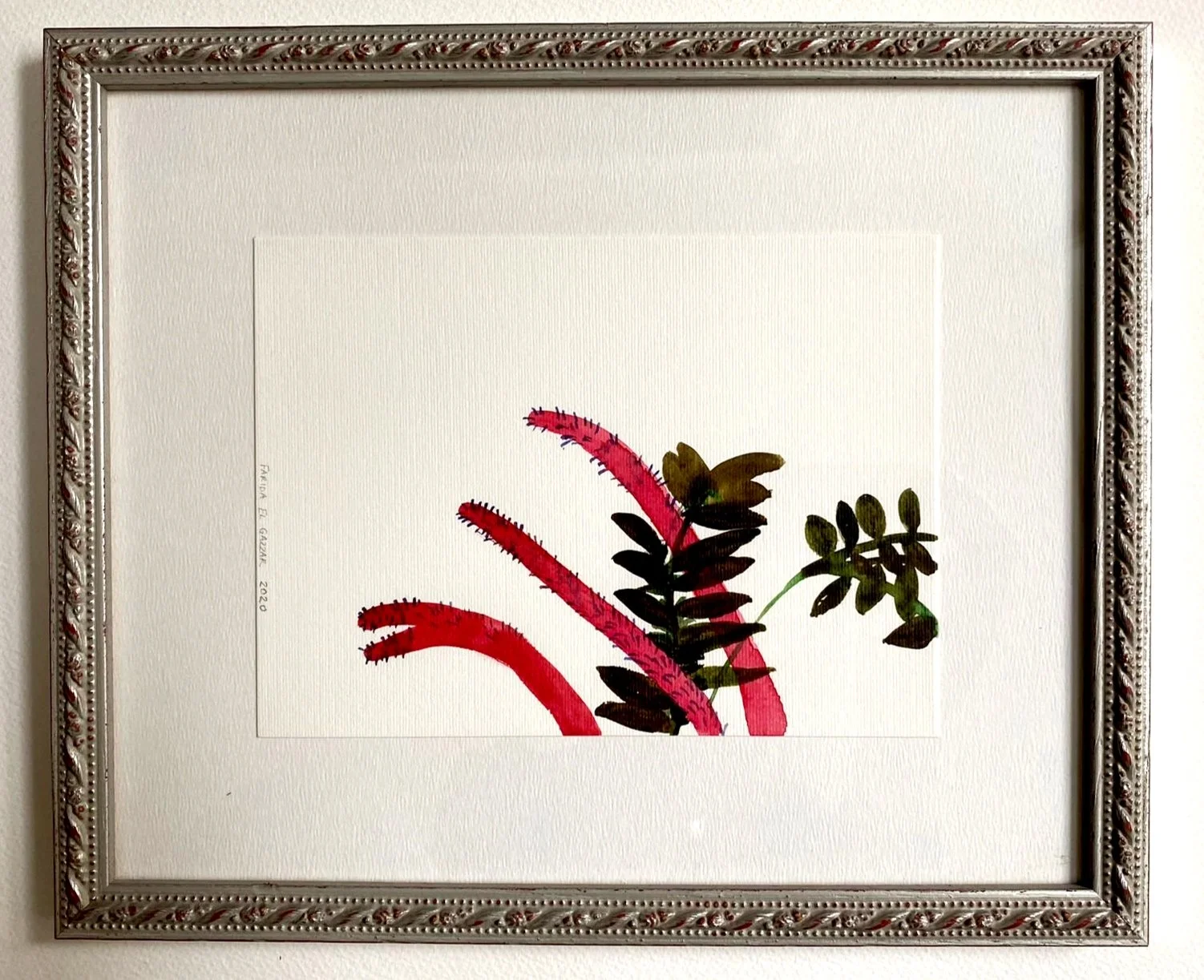 ITEMS # 18 AND # 19: Watercolor Paintings by Farida El Gazzar (Copy)