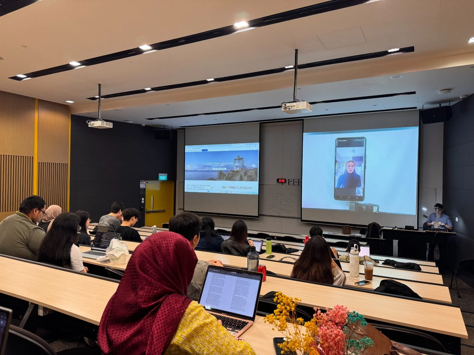 "I would like to thank you and the lovely speakers once again for the talks yesterday. I have gained some very valuable insights that have given me some direction on how I would like my future to look like," reflected a student at the @unio