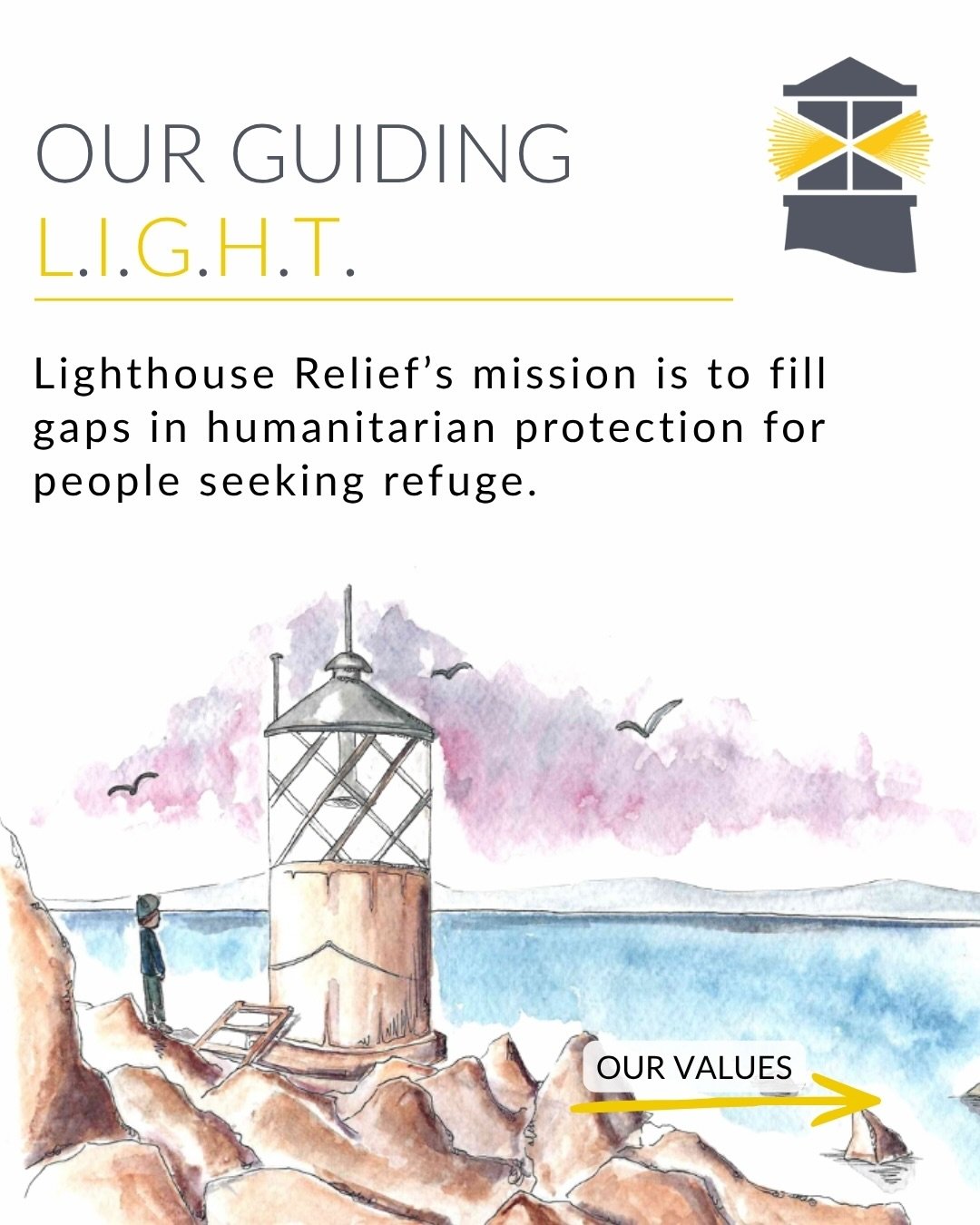 Everything we do comes back to our L.I.G.H.T. values. 

Lifting Up, Inclusivity, Growth, Human Dignity, and Transparency aren't just words on a page: they are the standard we hold ourselves to every single day, in every interaction with the people we