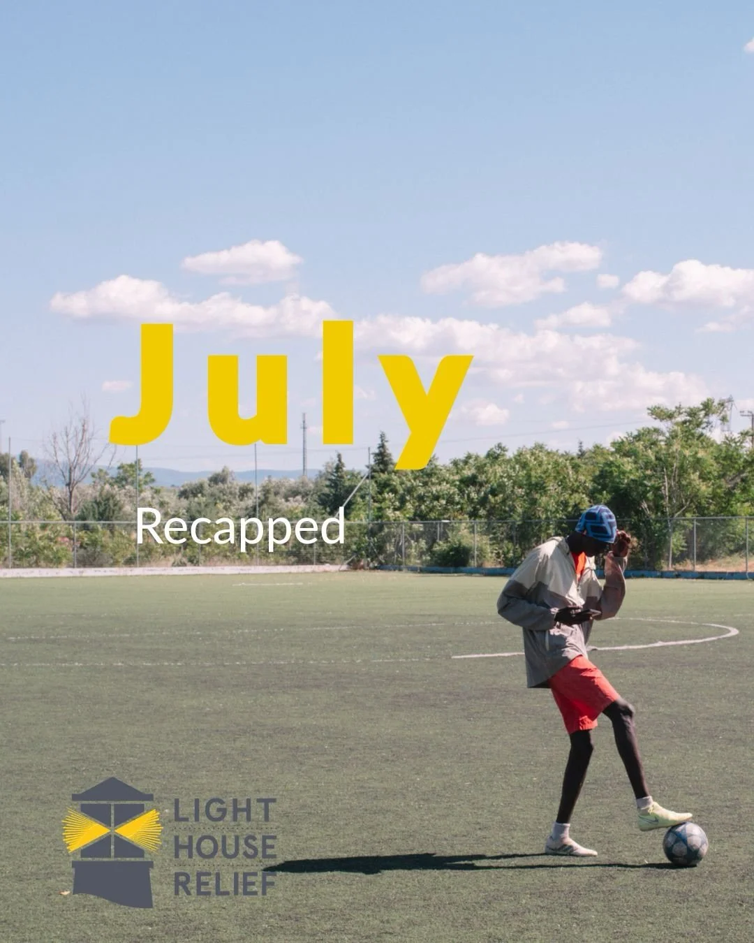 Your LHR July wrapped is here! 💙💛

Take a look at a review of our ongoing projects this month:
Change Lives Through Sport for Refugees
Integration Through Learning for Refugees

Operating and delivering impact across Athens, Malakasa, Ritsona, and 