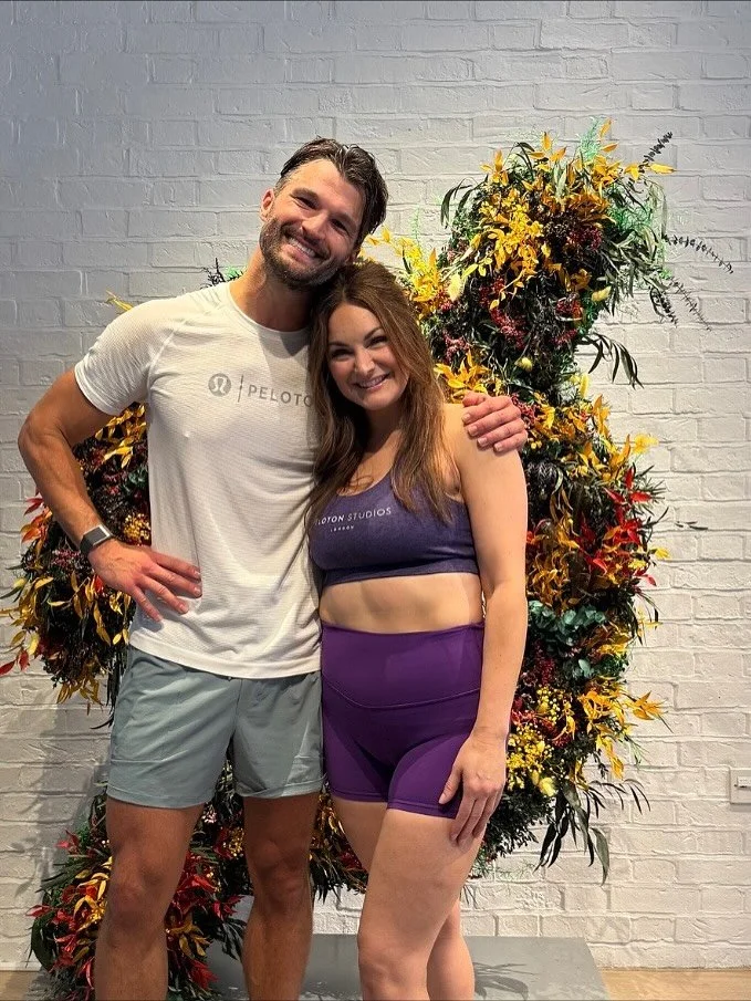 When I got my Tread nearly three years ago, @kristintfrancis said, &quot;Start with @jon_hosking - you'll love his classes and his music.&quot; And here we are. Half my marathon playlist is from him, and I'm so lucky I got to thank him for the *magic