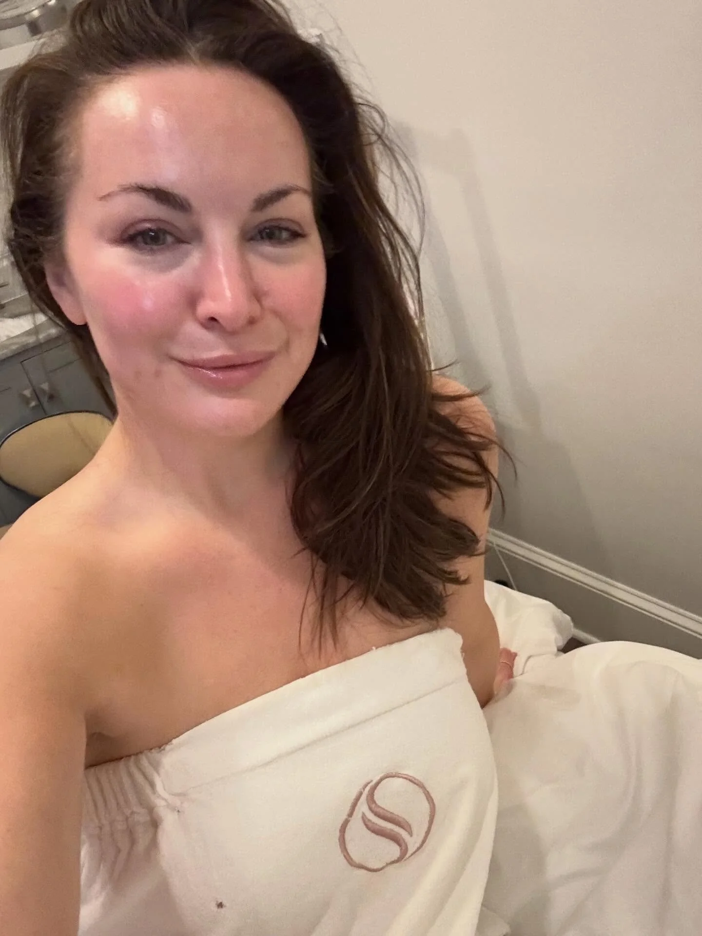 That post-facial glow from Julia @sarahakramskincare never disappoints ✨ #facial #skincare