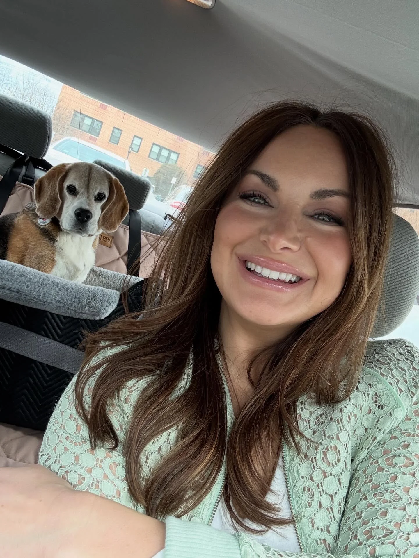 Been a HARD year for this guy, and was fearing the worst during his 6-month follow-up with the cardiologist. He's in heart failure and 13, but I do my best to put life in his years. Turns out his heart murmur is steady and his heart size decreased, t