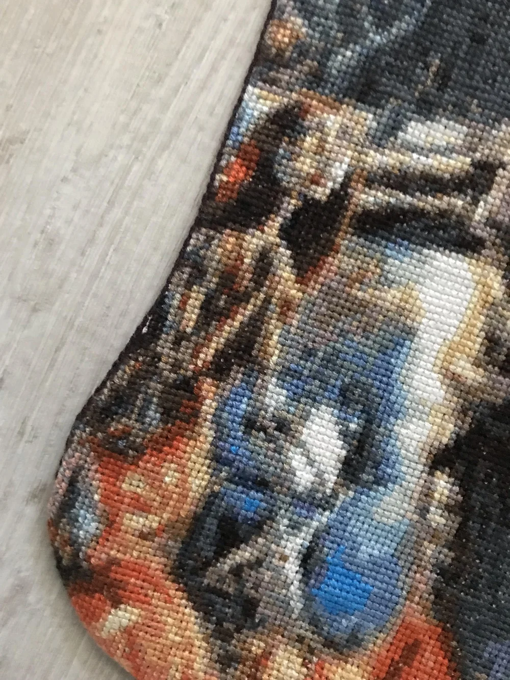 Nightmare Before Christmas Counted Cross Stitch Stocking. Sally in detail. Pattern by ExclusiveXPatterns on Etsy.jpg