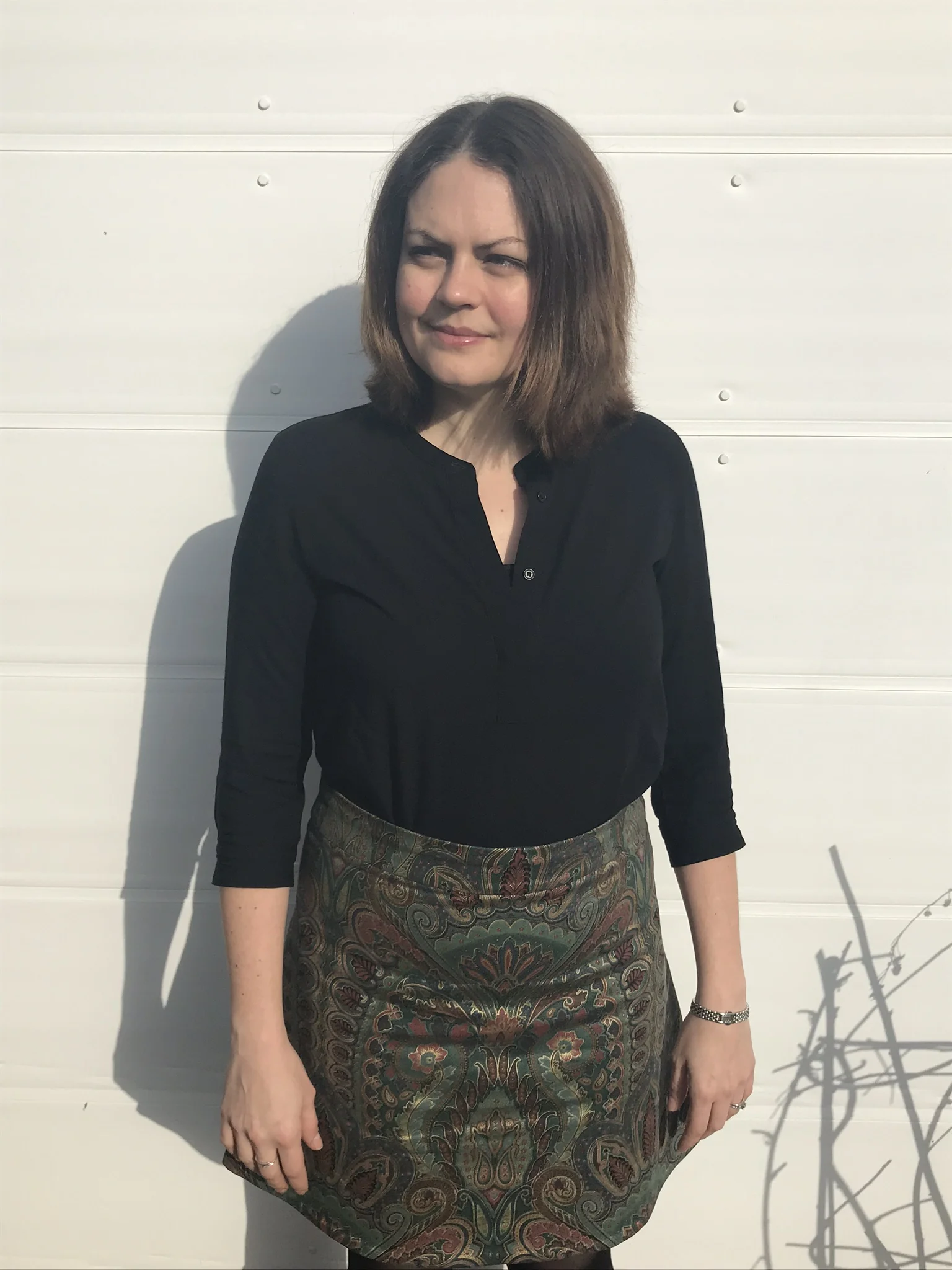 Medium weight cotton Colette Ginger Skirt.jpeg