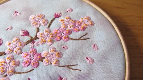 Oh Sew Bootiful Cherry Blossom Embroidery hoop thumbnail.JPG