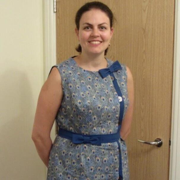 Completed: Pretty in Peacock dress