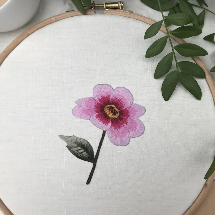 Silk Shaded Dahlia