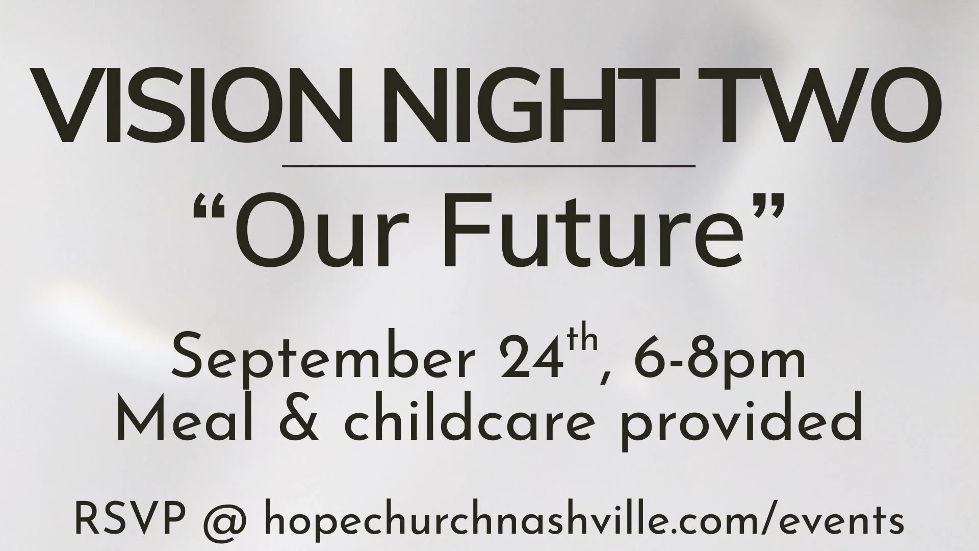Vision Night Two