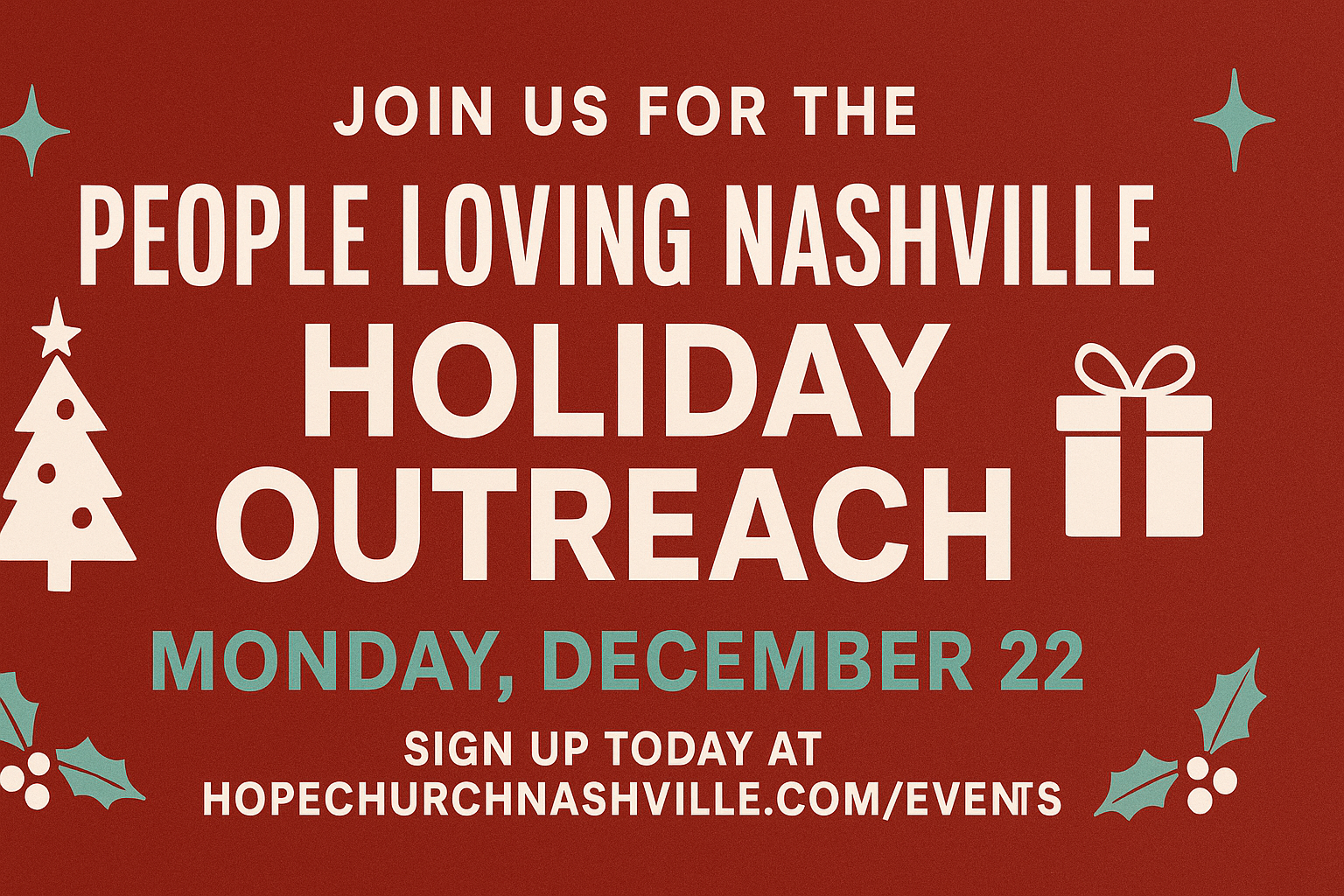 People Loving Nashville Holiday Outreach