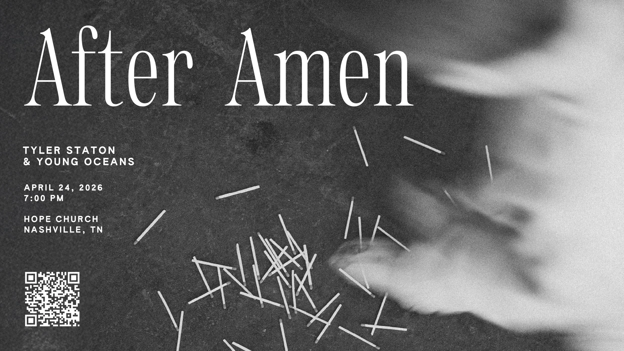 After Amen - An Evening of Poetry &amp; Prayer with Tyler Staton &amp; Young Oceans