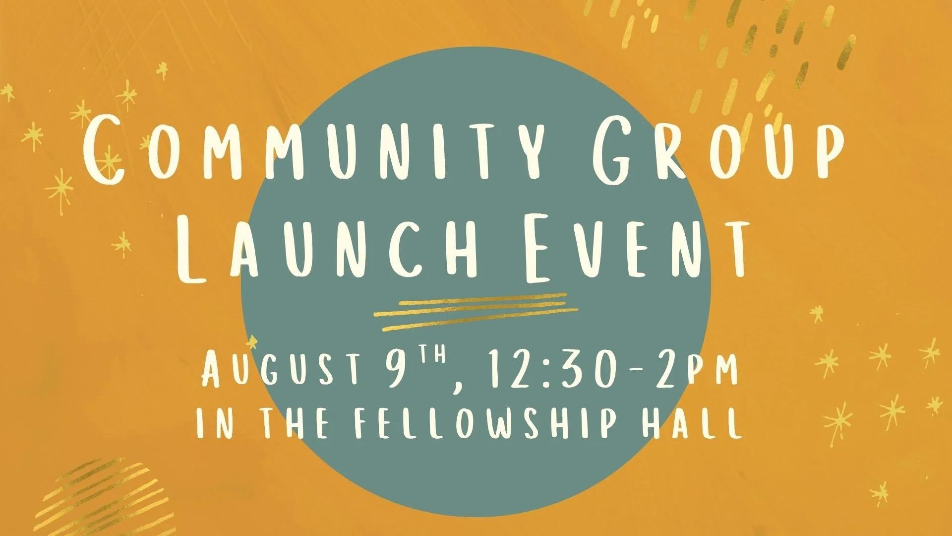 Community Group Launch Event