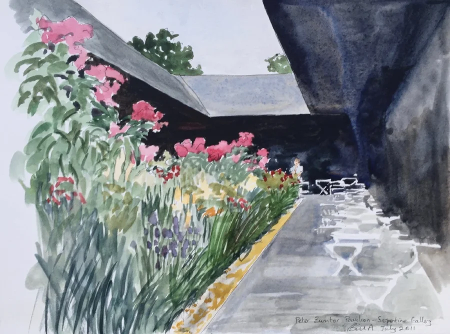 Serpentine Pavilion (2011) watercolour £475