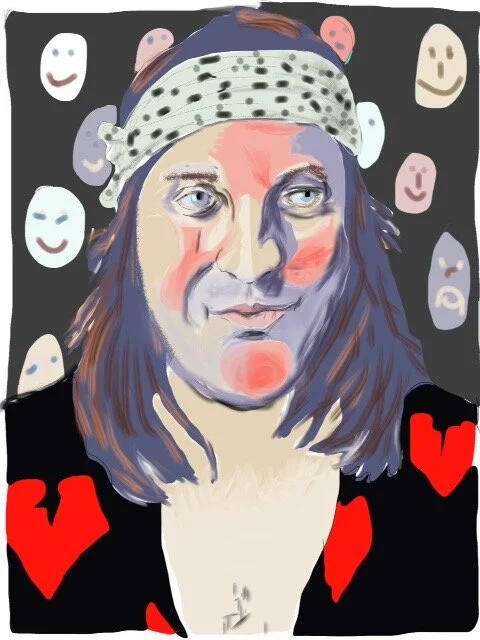 Noel Fielding  iPad   free (with credit to Bill Aldridge)