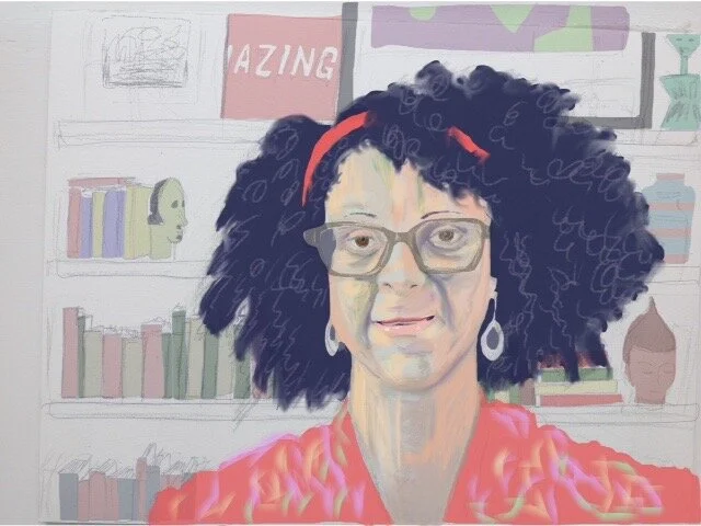 Bernadine Evaristo   iPad drawing   free (credit Bill Aldridge)