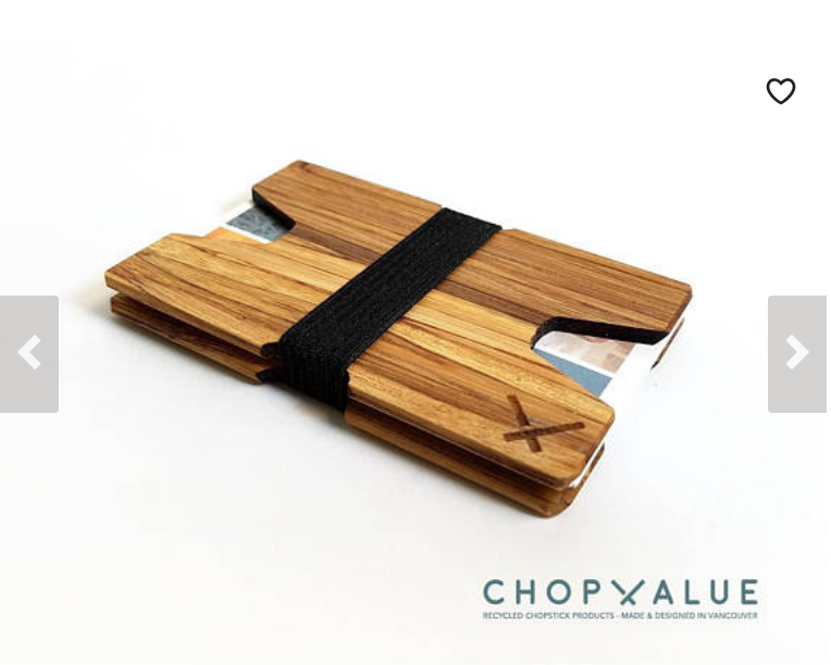 Recycled Chopstick Cardholder