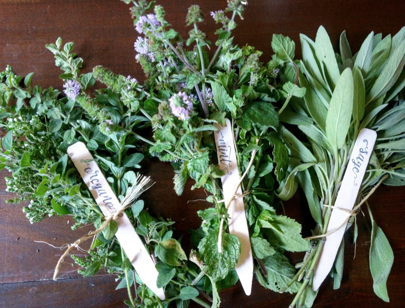 Handmade Herb Markers