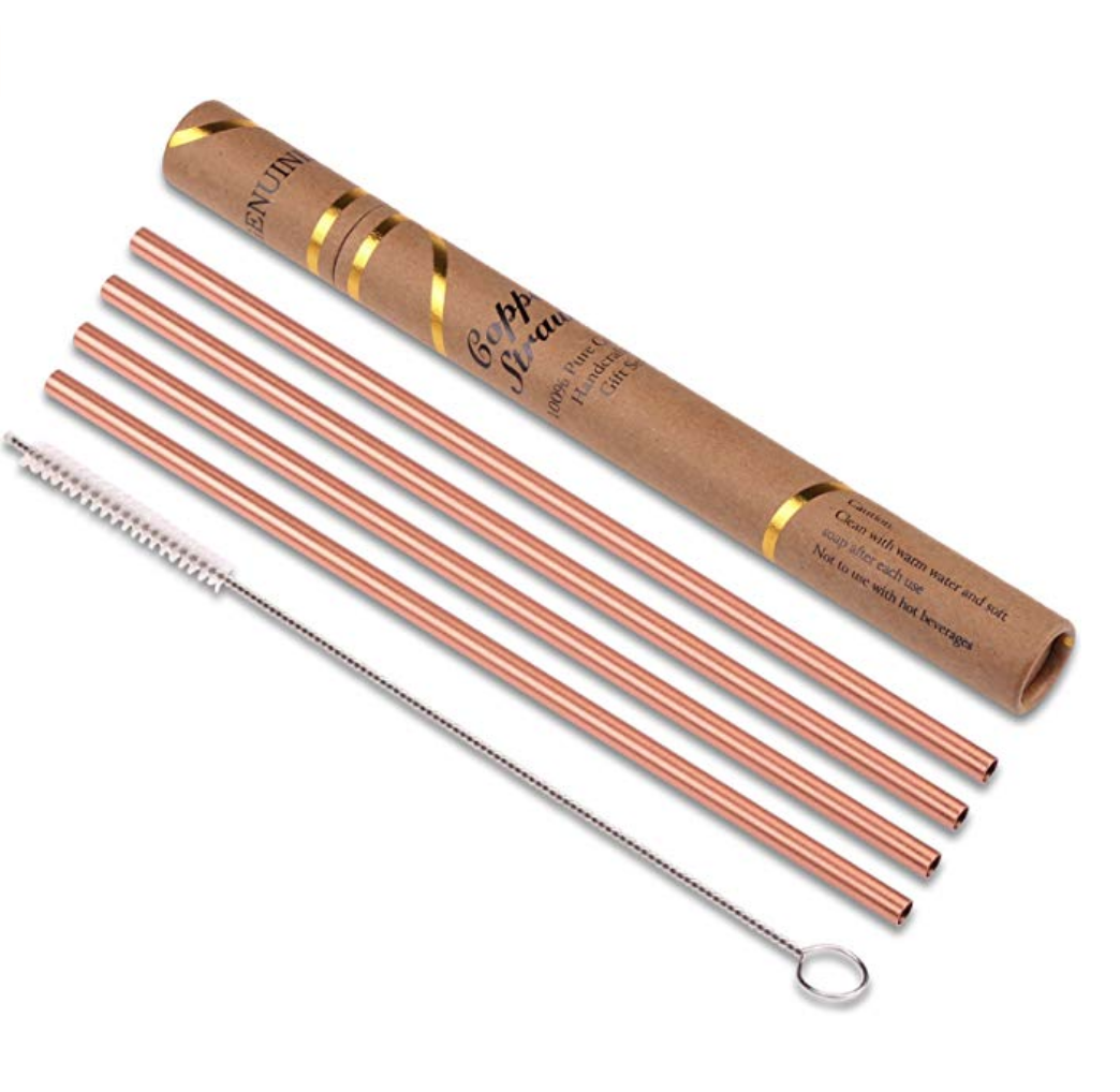 Copper Reusable Straws