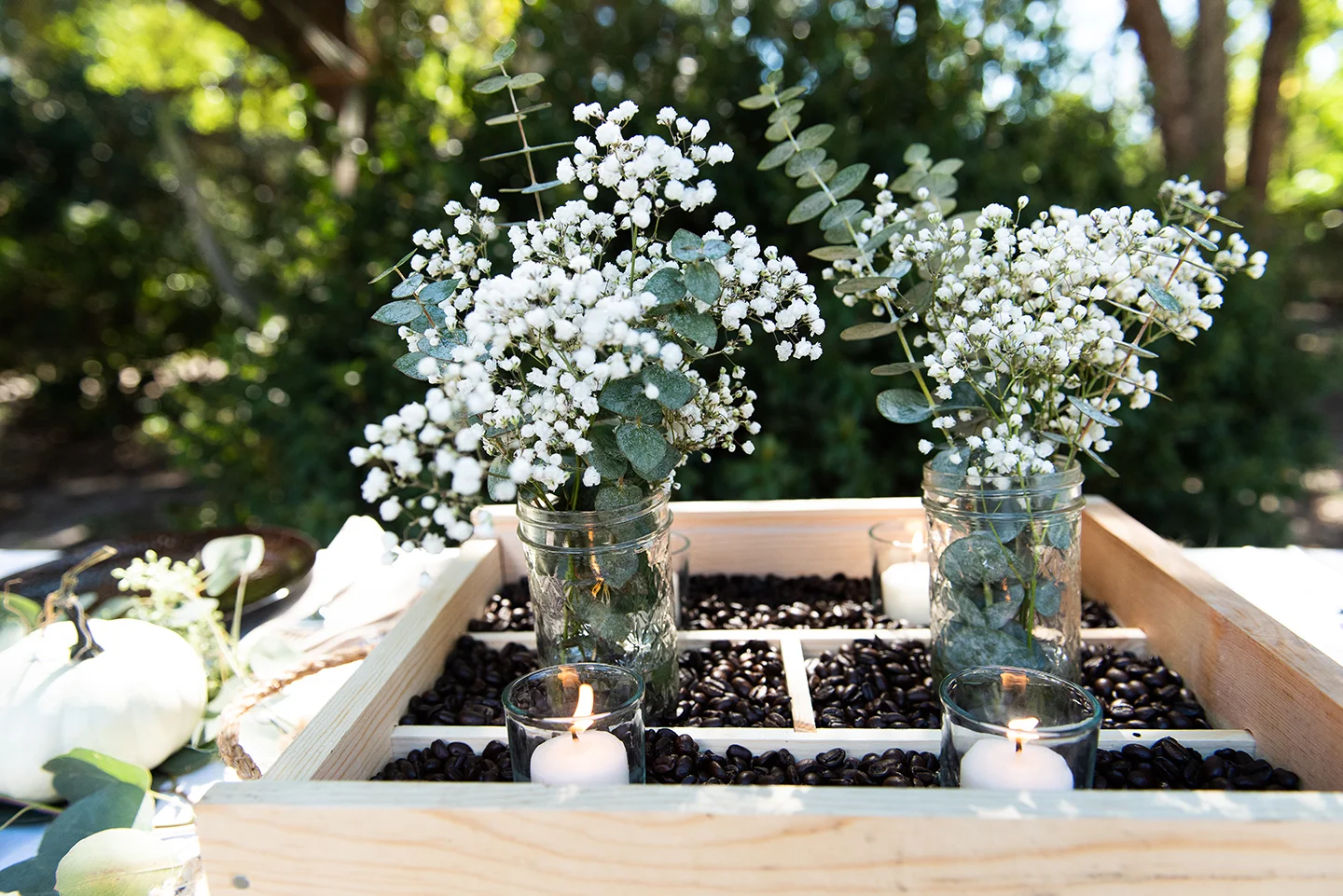 Upcycled Coffee Themed Tablescape for Zero Waste Holidays