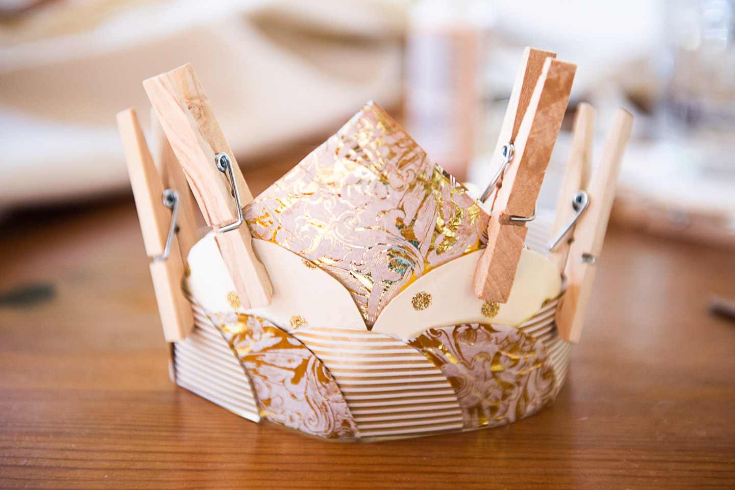 3 DIY Paper Crowns from Upcycled Wrapping Paper — Compost and Cava