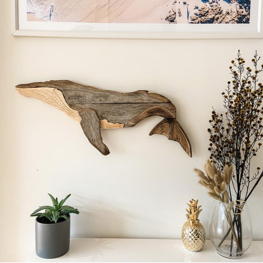 Reclaimed Wood Whale