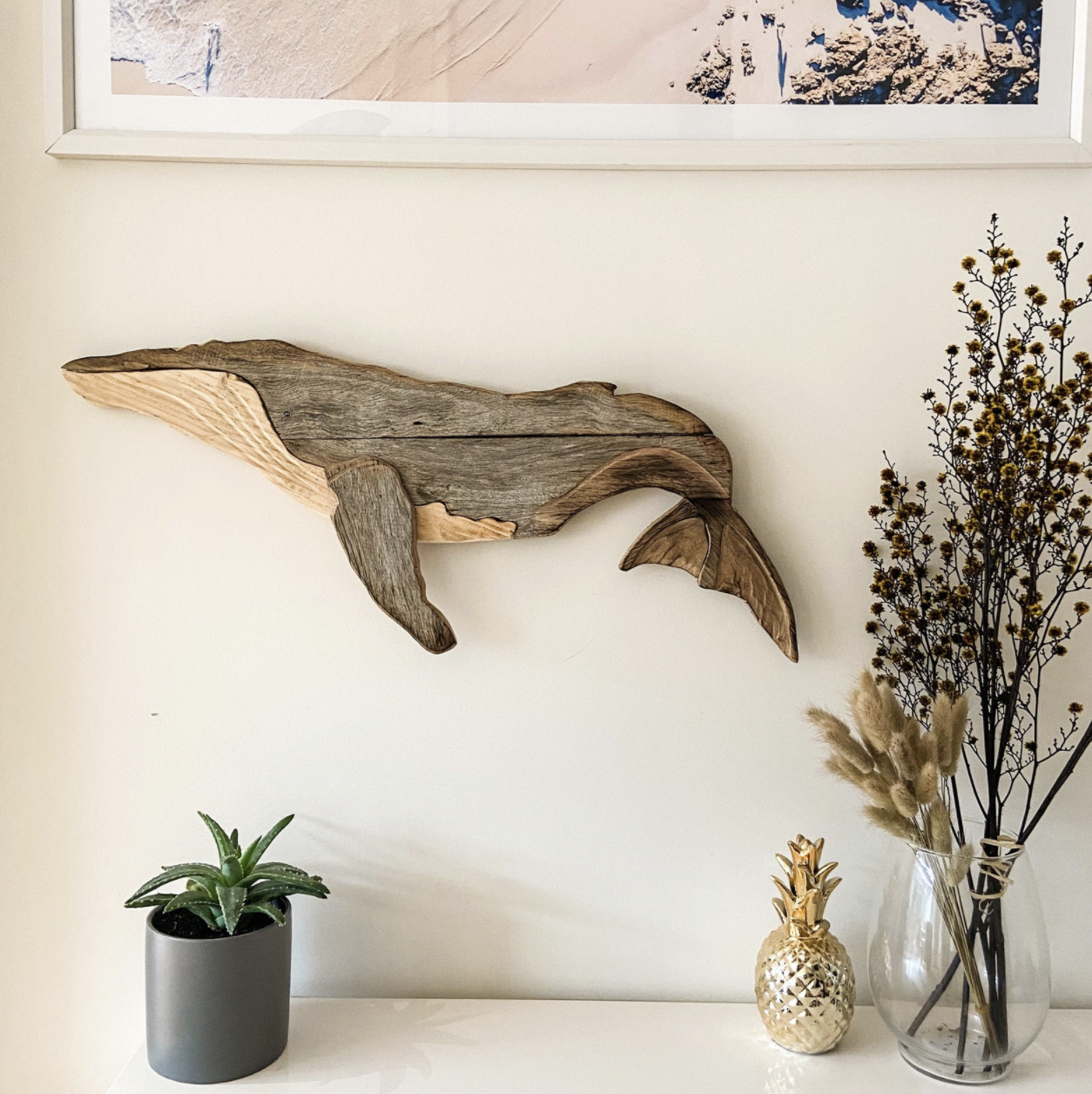 Reclaimed Wood Whale