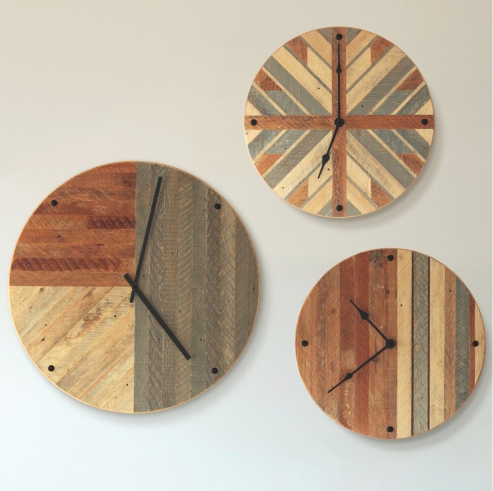 Reclaimed Wood Clock