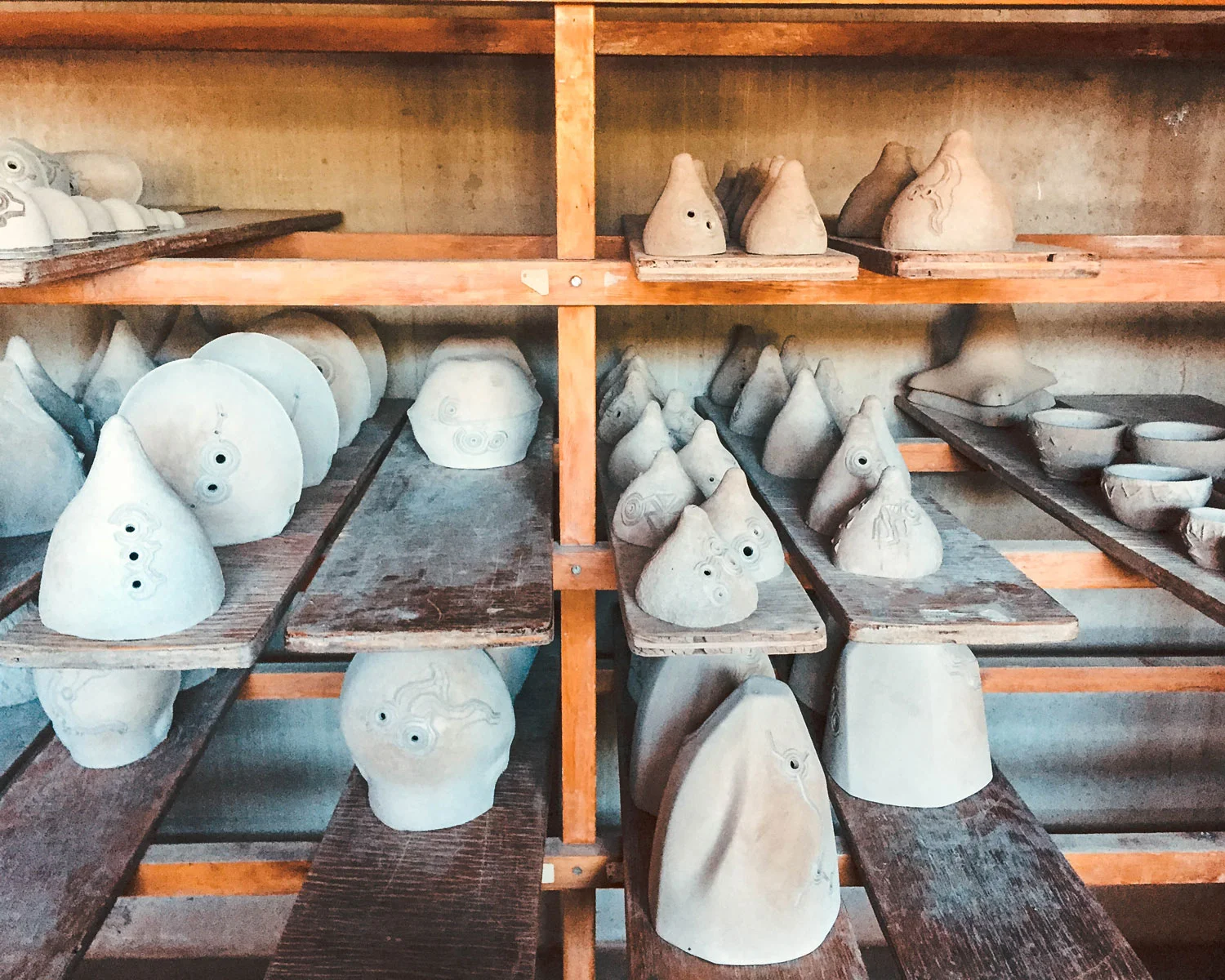 Unfinished ceramic bells