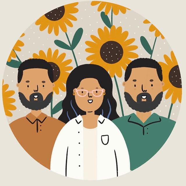 Cheers to a badass mama who loves Sunflowers and Blue hair just as much as she loves her boys. Today I celebrate the woman that gave me life and continues to love me unconditionally! Thanks @courtneyahndesign for creating this!