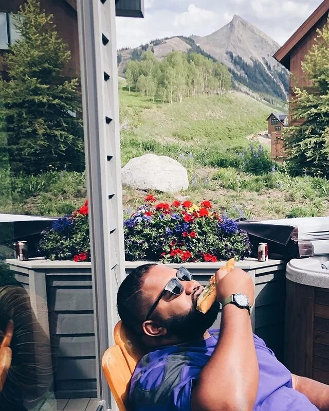 it&rsquo;s called self care, look it up. 🍕🏔