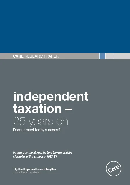 Independent Taxation – 25 years