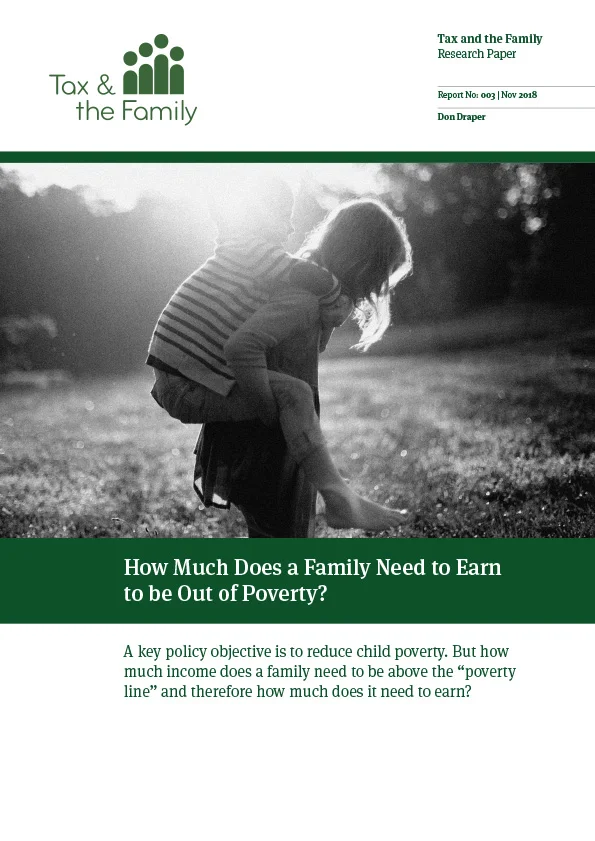 How Much Does a Family Need to Earn to be Out of Poverty?