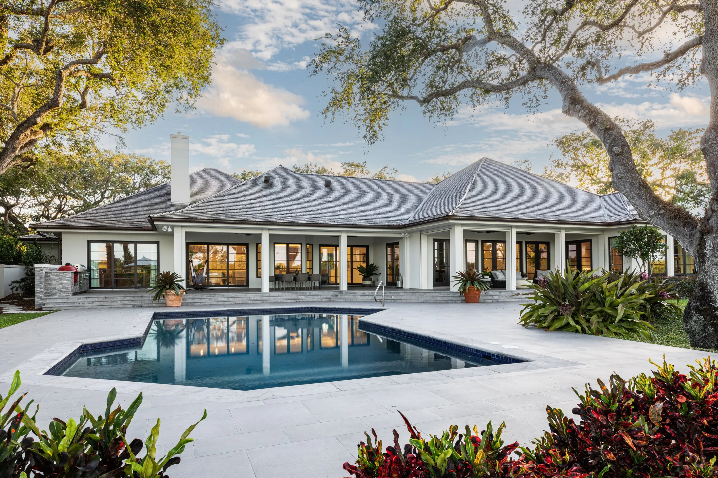  Waterside renovated with all new doors, columns, screened porches and roof. 