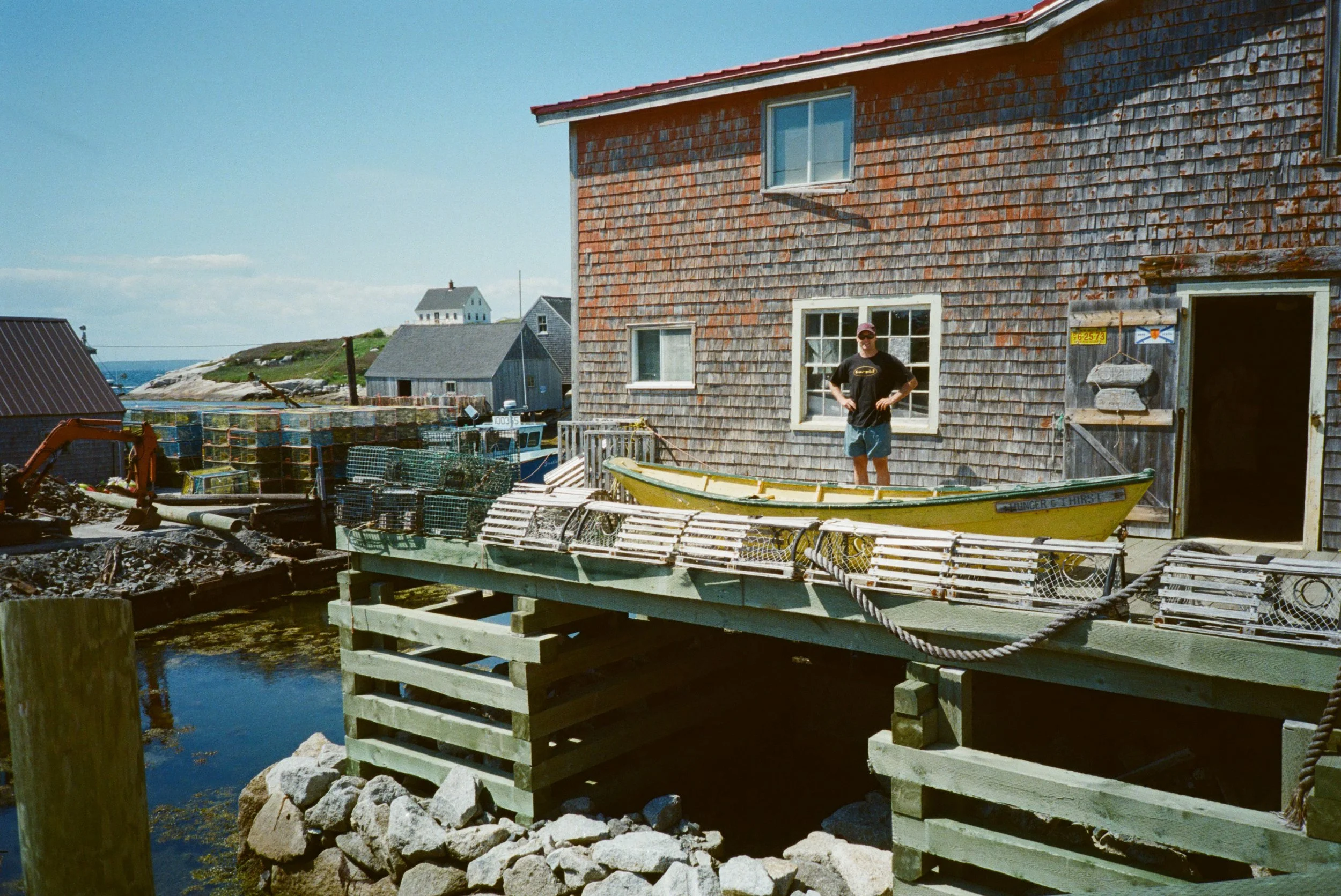 peggys cove nova scotia, june 2025