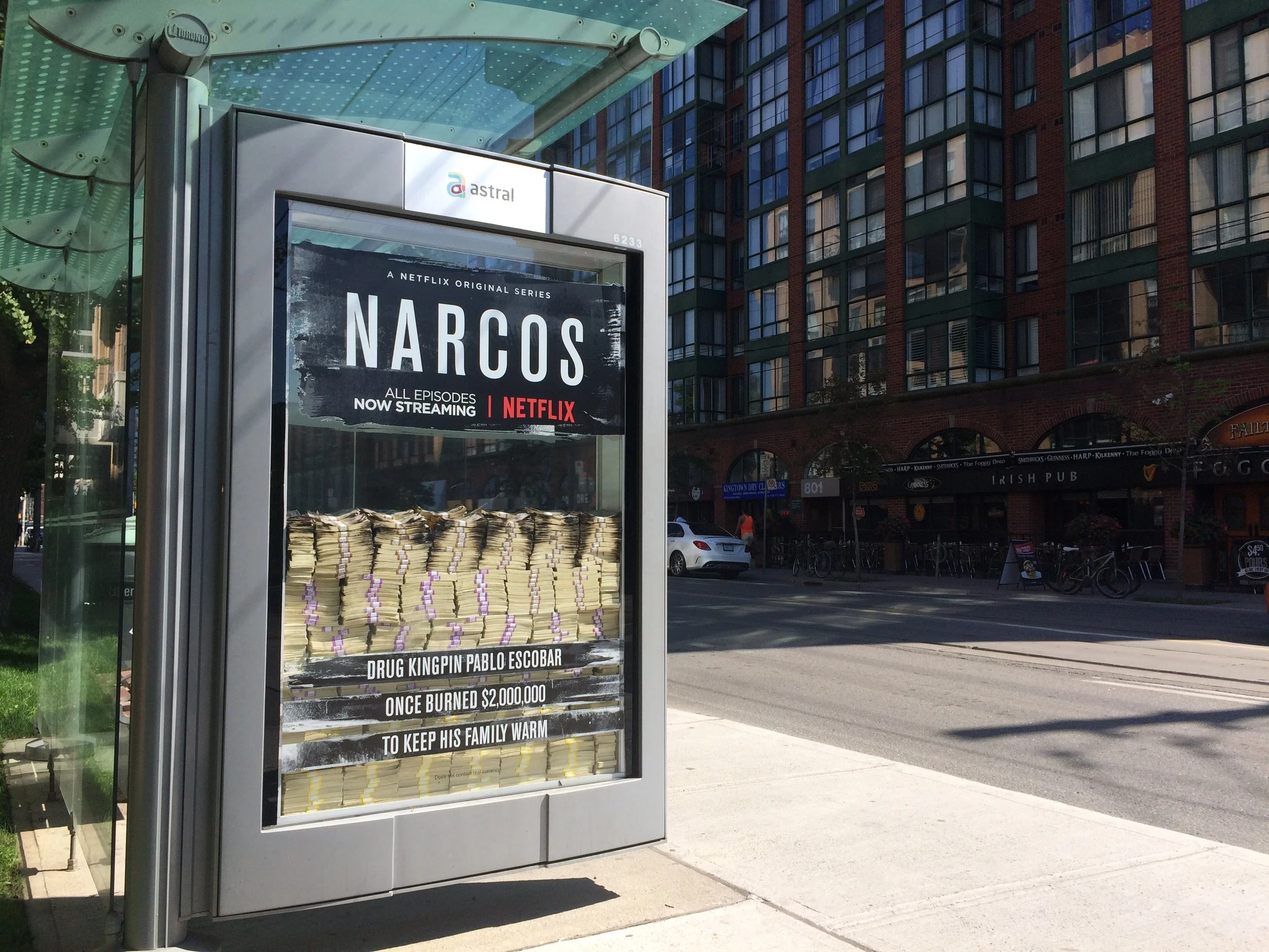 Narcos Transit Shelter