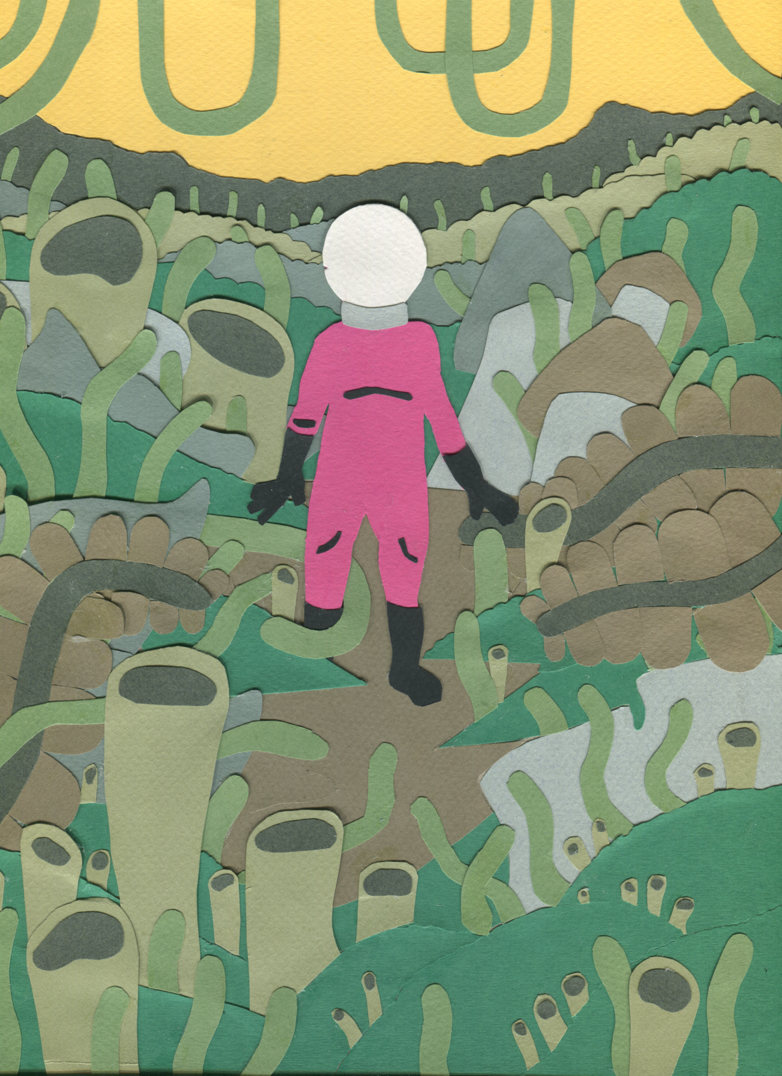  “Love is Like Falling in a Black Hole” page 13 Paper Cutting 