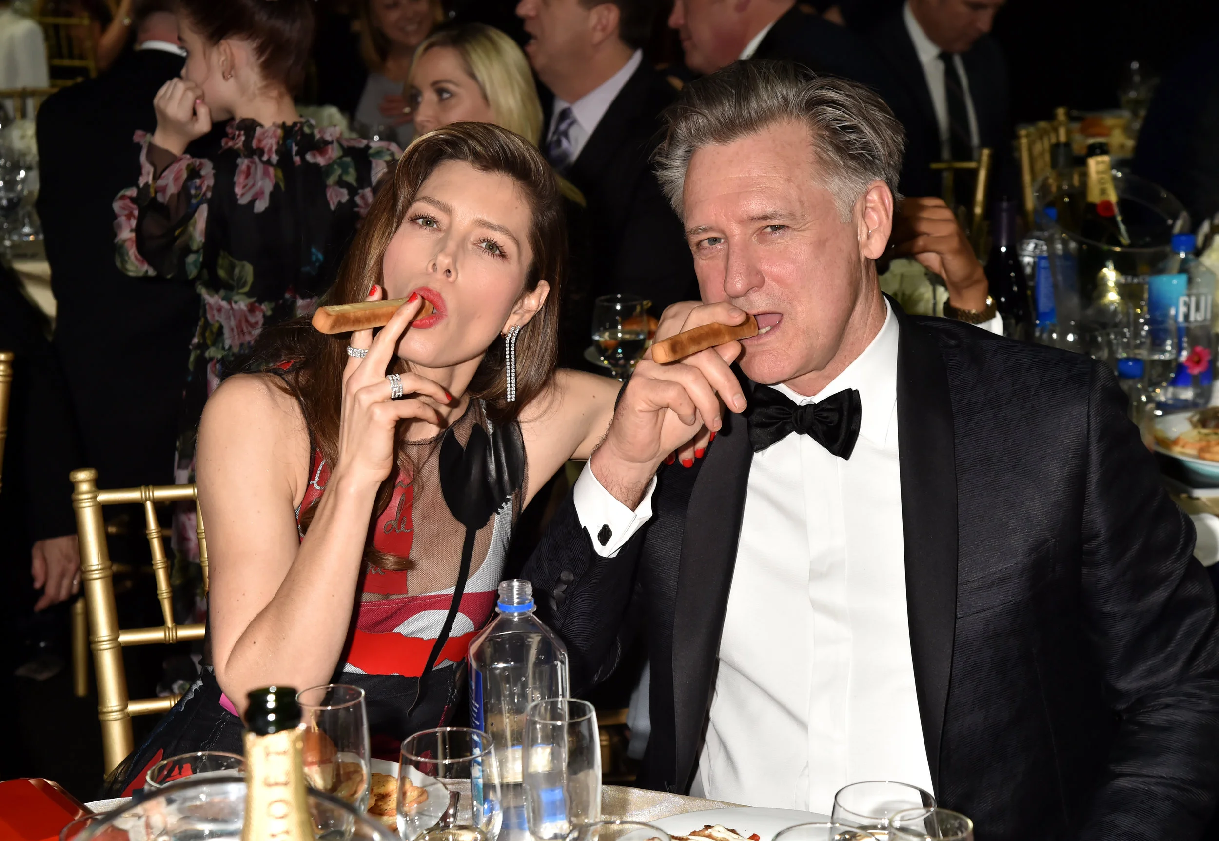Jessica Biel &amp; Bill Pullman