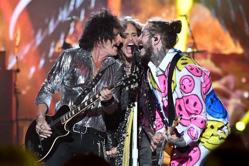 Joe Perry, Steven Tyler, &amp; Post Malone