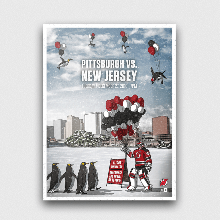 new jersey devils game day posters