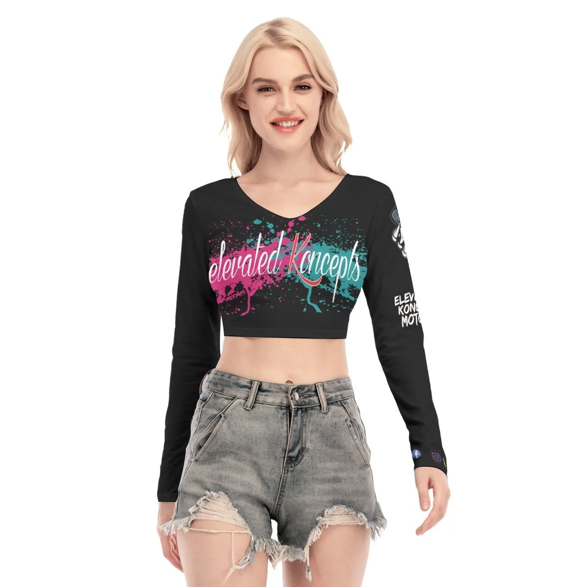 Crop Top Long Sleeve