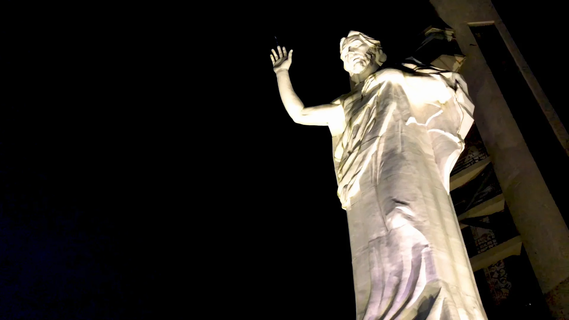 Christ statue at Ecoparque Cerro del Santísimo in Bucramanga.
