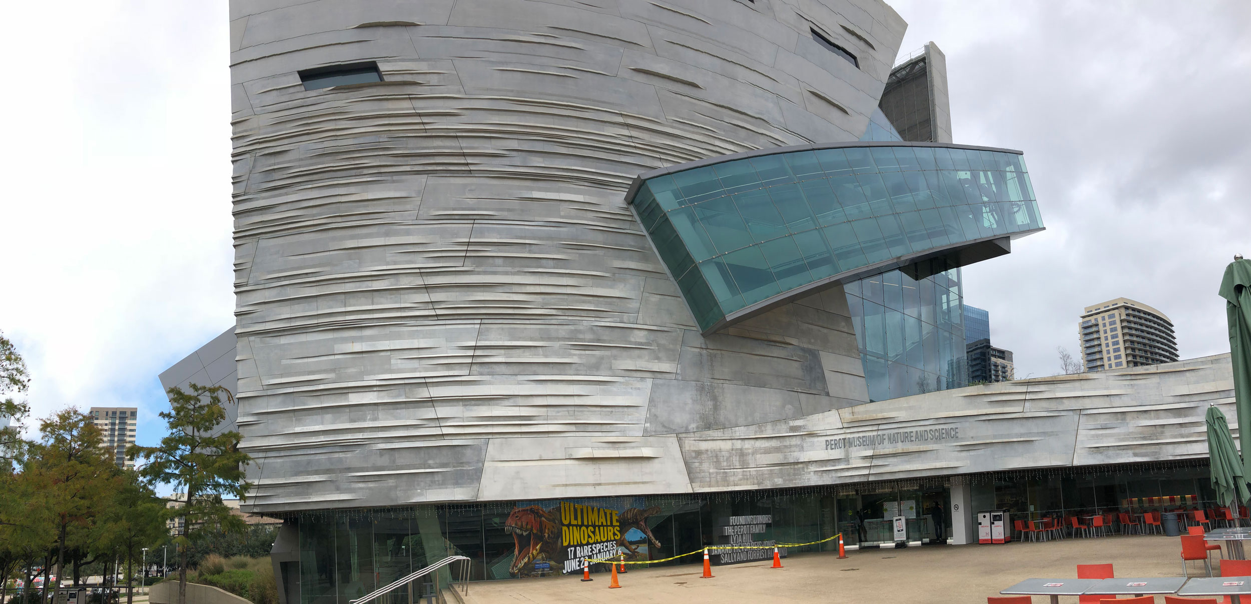 Perot Museum of Nature and Science in Dallas, Texas.