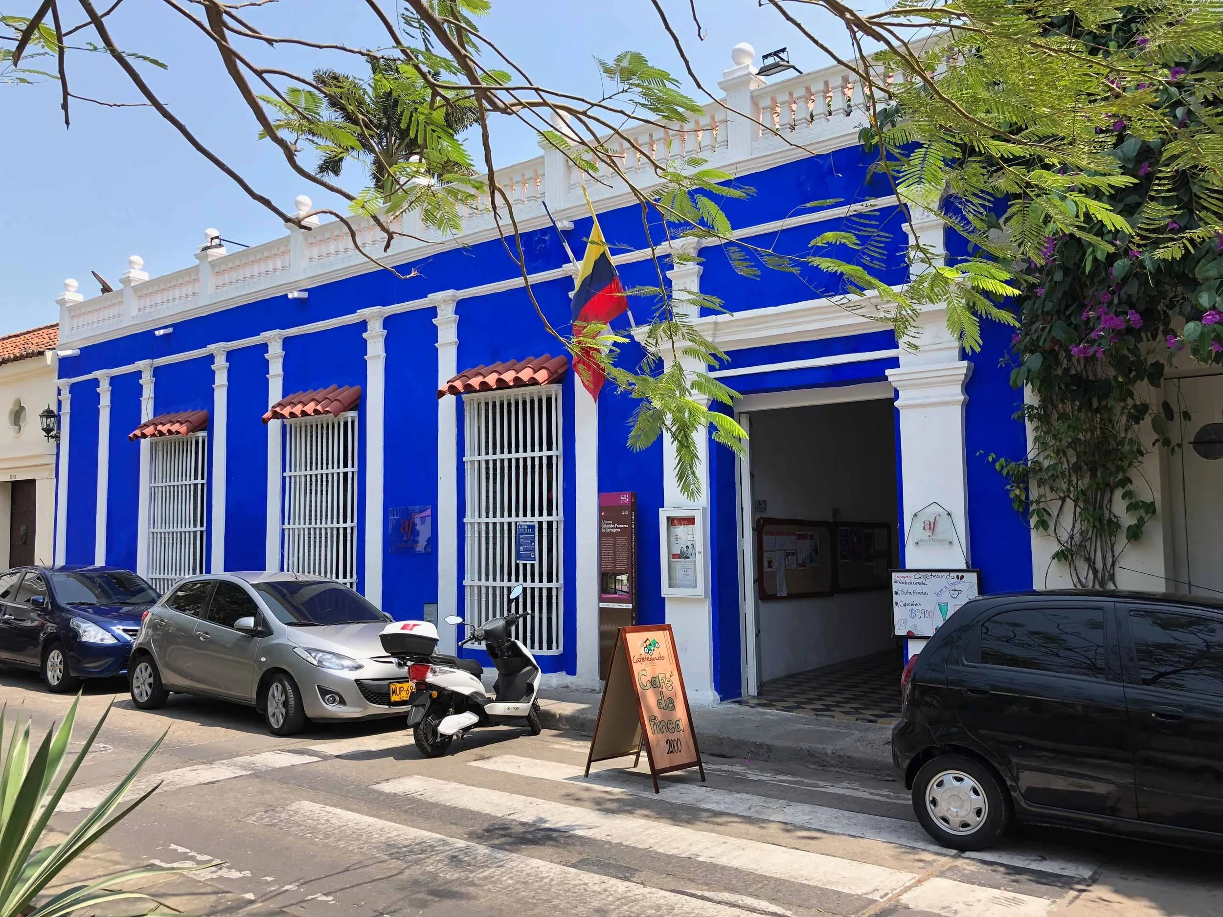 Alianza Colombo Francesa is dedicated to all things French and has a beautifully, recognizable building too.